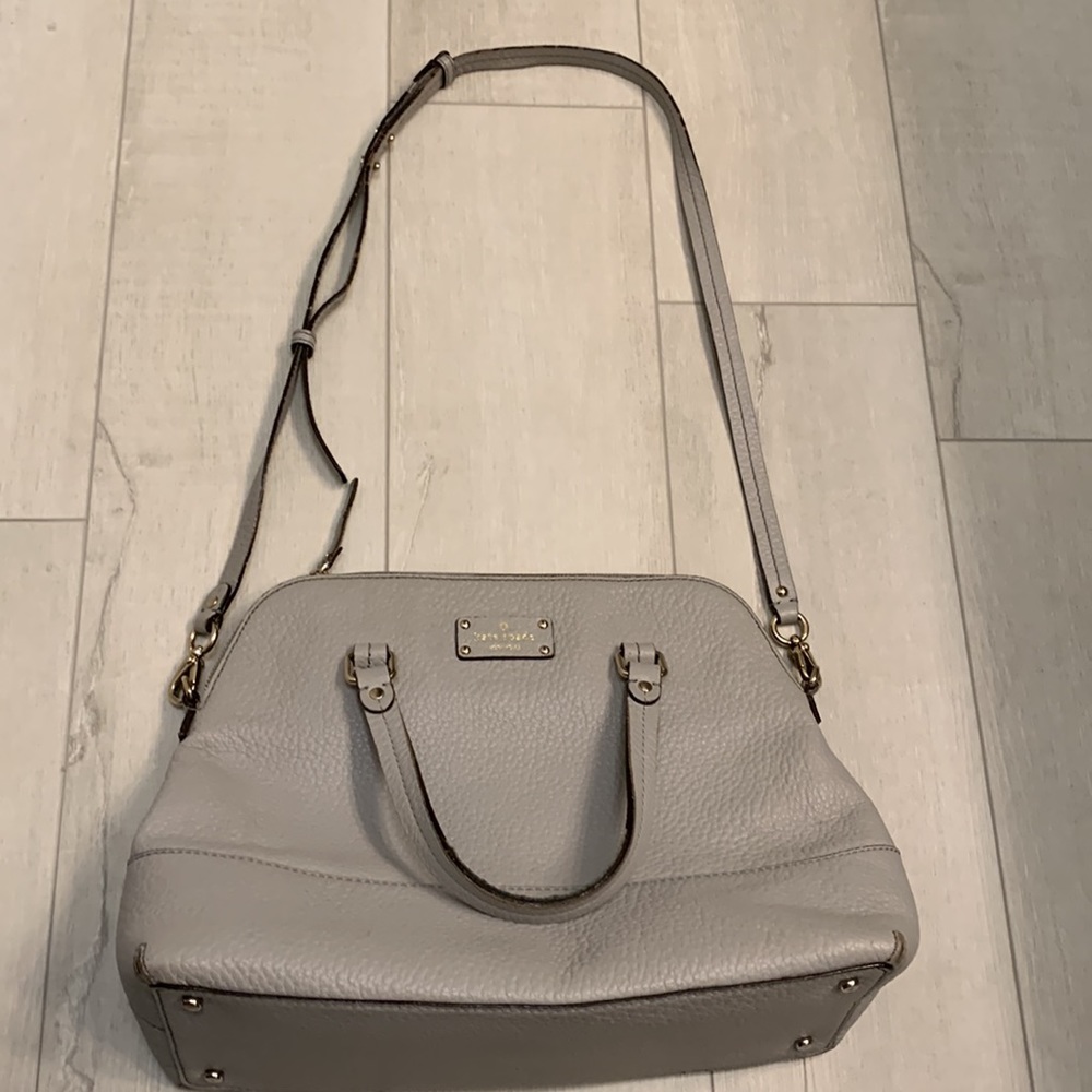 Kate Spade Large Beige Crossbody Purse